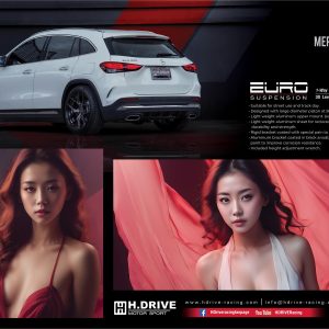 โช๊ค H-Drive EURO SPEC สำหรับ Mercedes-Benz GLA (H247) 4-Matic