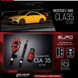 โช๊ค H-Drive EURO SPEC สำหรับ Mercedes-Benz CLA35/45 4MATIC 2019+(X118)