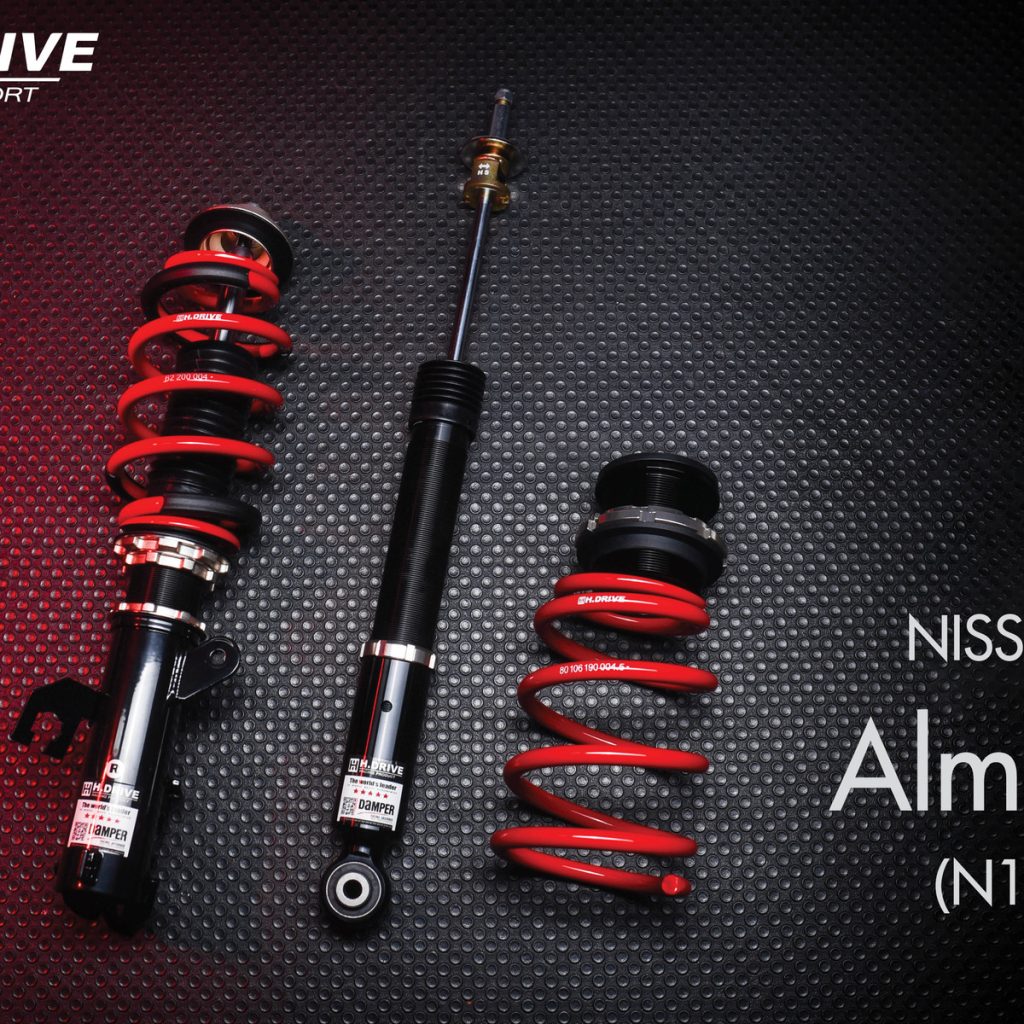 โช๊ค H-Drive S.SPEC สำหรับ Nissan AlmeraTurbo (N18)