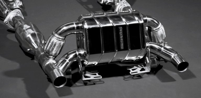 exhaust system Ferrari F430 Scuderia/16M Capristo Valved Exhaust Cat Spares + Heat