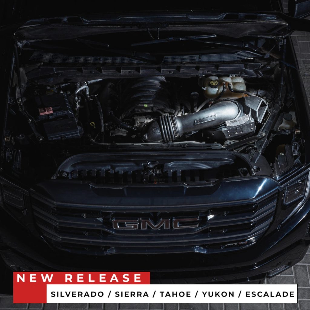 ชุดกรองอากาศ GMC Sierra 1500 BlackBoost 5.3L V8 L83 N/A Cold Air Intake System