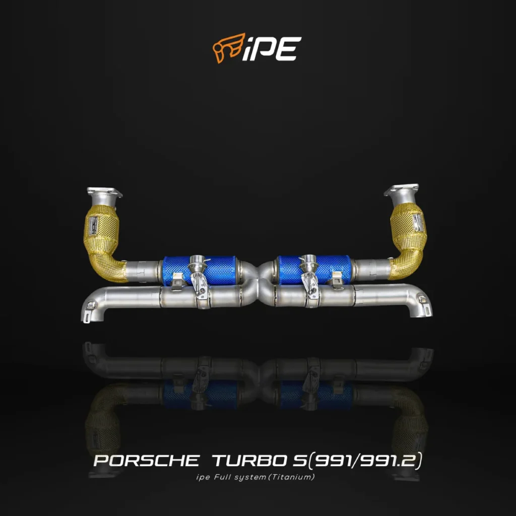 ท่อไอเสีย PORSCHE 911 991 Turbo Turbo S Titanium iPE