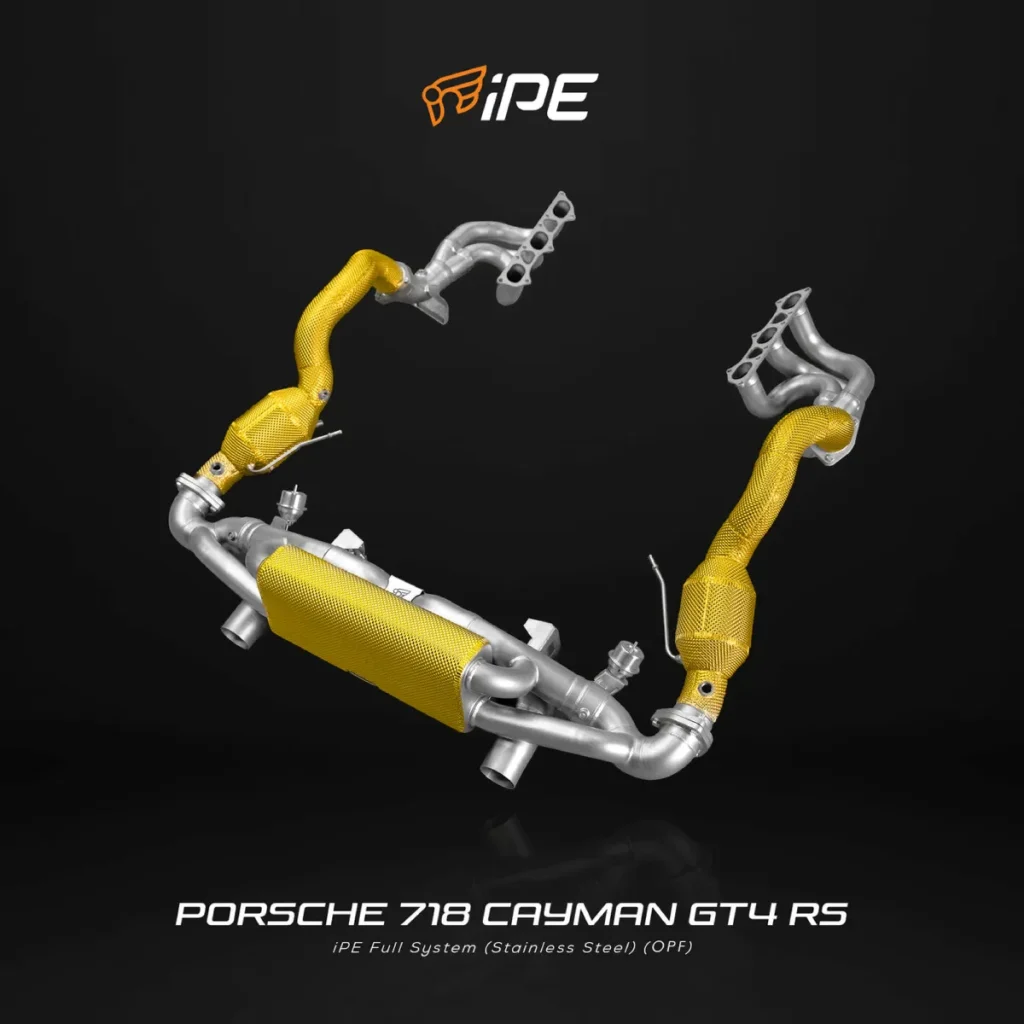 ท่อไอเสีย PORSCHE 718 Cayman GT4 RS iPE