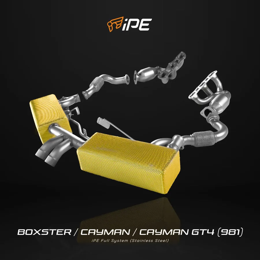 ท่อไอเสีย PORSCHE 718 981 Boxster Cayman Cayman GT4 iPE