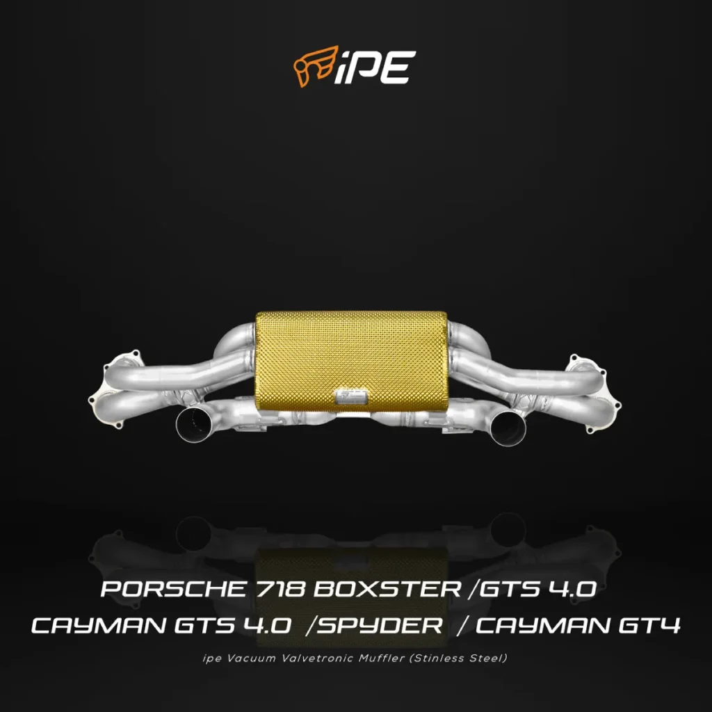 ท่อไอเสีย PORSCHE 718 GTS 4.0 Cayman GT4 Spyder iPE