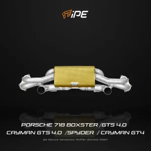 ท่อไอเสีย PORSCHE 718 GTS 4.0 Cayman GT4 Spyder iPE