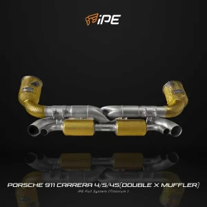ท่อไอเสีย PORSCHE 911 992 Carrera 4 S 4S GTS Titanium iPE