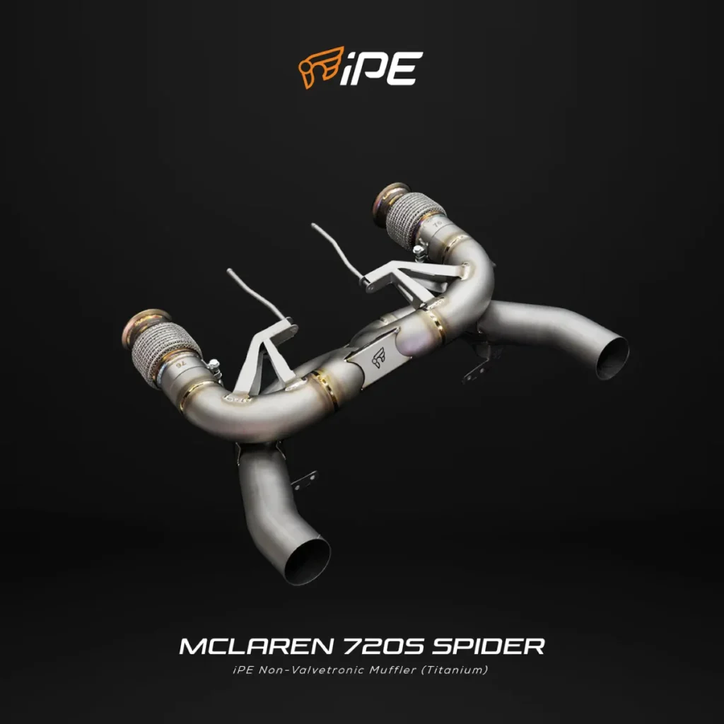 ท่อไอเสีย McLaren 720s Coupe Spider Titanium iPE