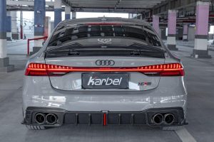 ดิฟฟิวเซอร์ Carbon Fiber Audi S7 A7 S Line A7 C8 ทรง Karbel V2 S-Line