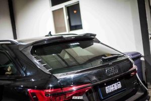 สปอยเลอร์ Carbon Fiber Audi A6 Allroad C8 ทรง Karbel ปี 2020-ON