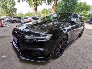 สเกิร์ตข้าง Carbon Fiber Audi S6 A6 S-Line A6 Avant A6 C7.5 ทรง Karbel S-Line ปี 2016-2018