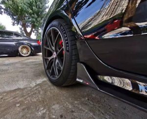 สเกิร์ตข้าง Carbon Fiber Audi S6 A6 S-Line A6 Avant A6 C7.5 ทรง Karbel S-Line ปี 2016-2018