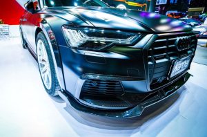 ชิ้นตกแต่งคาร์บอน Carbon Fiber Audi A6 Allroad C8 ทรง Karbel ปี 2020-ON