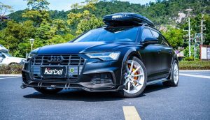 ชิ้นตกแต่งคาร์บอน Carbon Fiber Audi A6 Allroad C8 ทรง Karbel ปี 2020-ON