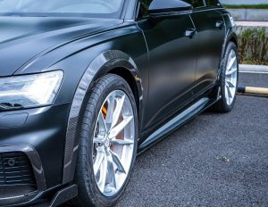 ซุ้มล้อ-แก้มข้าง Carbon Fiber Audi A6 Allroad C8 ทรง Karbel ปี 2020-ON