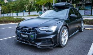 ซุ้มล้อ-แก้มข้าง Carbon Fiber Audi A6 Allroad C8 ทรง Karbel ปี 2020-ON