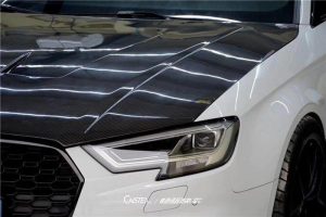 ฝากระโปรงหน้า Carbon Fiber Audi RS3 S3 A3 8V/8V.5 ทรง Karbel V2