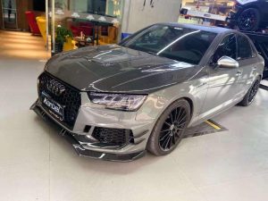 ฝากระโปรงหน้า Carbon Fiber Audi RS4 S4 A4 B9 / B9.5 ทรง Karbel ปี 2017-ON