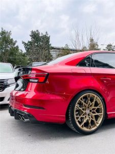 ฝากระโปรงท้าย Carbon Fiber Audi RS3 S3 A3 8V 8V.5 ทรง Karbel