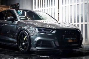 กันชน Carbon Fiber Audi A3 S Line S3 8V.5 Sedan ทรง Karbel S-Line ปี 2017-2020