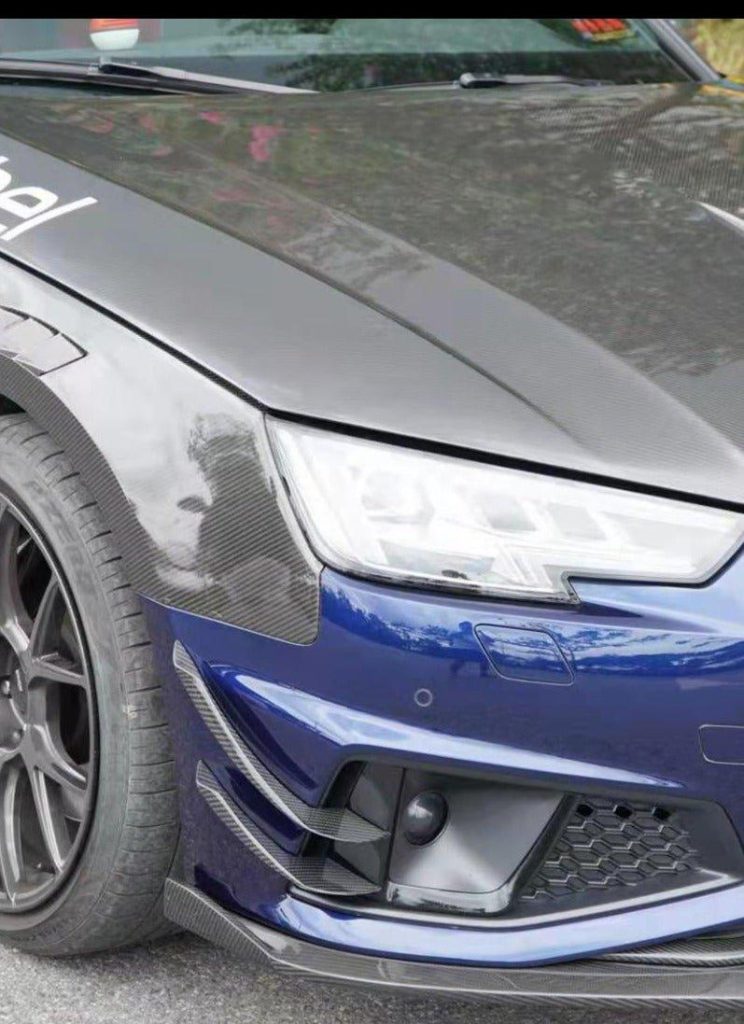 กันชน Carbon Fiber Audi S4 A4 S Line B9 ทรง Karbel S-Line