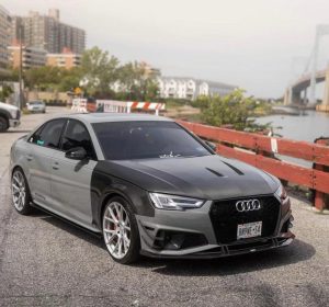 กันชน Carbon Fiber Audi S4 A4 S Line B9 ทรง Karbel S-Line