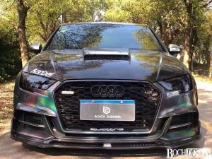 ชิ้นตกแต่งคาร์บอน Carbon Fiber Audi S3 A3 S-line ทรง Karbel S-Line