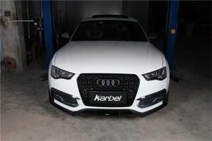 ชิ้นตกแต่งคาร์บอน Carbon Fiber Audi S5 A5 S-line B8.5 ทรง Karbel S-Line ปี 2012-2016