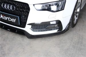 ชิ้นตกแต่งคาร์บอน Carbon Fiber Audi S5 A5 S-line B8.5 ทรง Karbel S-Line ปี 2012-2016