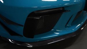 กันชน Carbon Fiber Porsche 911 991.2 GT3 ทรง Karbel (Front Bumper Upper Valences)