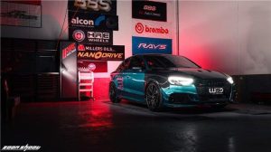 ซุ้มล้อ-แก้มข้าง Carbon Fiber Audi S3 A3 RS3 8V.5 ทรง Karbel ปี 2015-2020