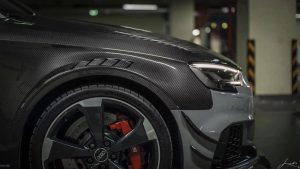 ซุ้มล้อ-แก้มข้าง Carbon Fiber Audi S3 A3 RS3 8V.5 ทรง Karbel ปี 2015-2020