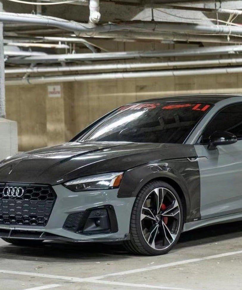 ซุ้มล้อ-แก้มข้าง Carbon Fiber Audi S5 A5 B9 B9.5 ทรง Karbel ปี 2017-2025