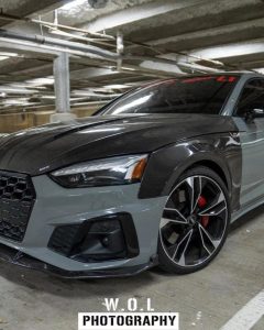 ซุ้มล้อ-แก้มข้าง Carbon Fiber Audi S5 A5 B9 B9.5 ทรง Karbel ปี 2017-2025