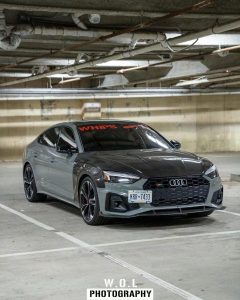 ซุ้มล้อ-แก้มข้าง Carbon Fiber Audi S5 A5 B9 B9.5 ทรง Karbel ปี 2017-2025