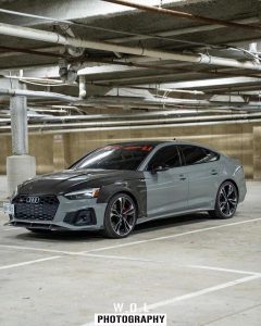 ซุ้มล้อ-แก้มข้าง Carbon Fiber Audi S5 A5 B9 B9.5 ทรง Karbel ปี 2017-2025