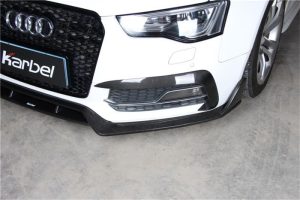 ลิ้นหน้า Carbon Fiber Audi A5 S Line S5 B8.5 ทรง Karbel S-Line