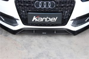 ลิ้นหน้า Carbon Fiber Audi A5 S Line S5 B8.5 ทรง Karbel S-Line