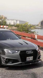 ลิ้นหน้า Carbon Fiber Audi S4 A4 S Line B9 ทรง Karbel S-Line