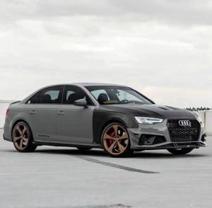 ลิ้นหน้า Carbon Fiber Audi S4 A4 S Line B9 ทรง Karbel S-Line