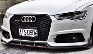 ลิ้นหน้า Carbon Fiber Audi S6 / A6 Avant / A6 S-Line C7.5 ทรง Karbel S-Line