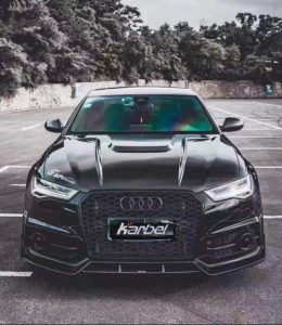 ลิ้นหน้า Carbon Fiber Audi S6 / A6 Avant / A6 S-Line C7.5 ทรง Karbel S-Line