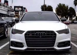 ลิ้นหน้า Carbon Fiber Audi S6 / A6 Avant / A6 S-Line C7.5 ทรง Karbel S-Line