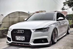 ลิ้นหน้า Carbon Fiber Audi S6 / A6 Avant / A6 S-Line C7.5 ทรง Karbel S-Line