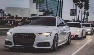 ลิ้นหน้า Carbon Fiber Audi S6 / A6 Avant / A6 S-Line C7.5 ทรง Karbel S-Line