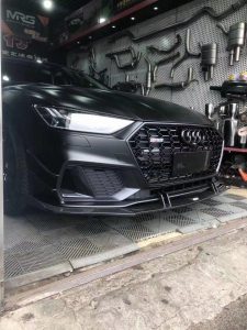 ลิ้นหน้า Carbon Fiber Audi S7 A7 S Line A7 C8 ทรง Karbel S-Line