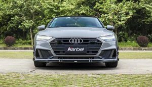 ลิ้นหน้า Carbon Fiber Audi S7 A7 S Line A7 C8 ทรง Karbel S-Line