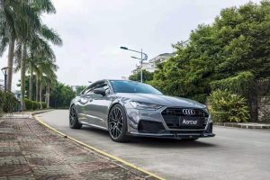 ลิ้นหน้า Carbon Fiber Audi S7 A7 S Line A7 C8 ทรง Karbel S-Line
