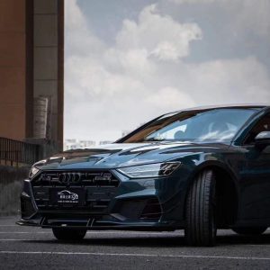 ลิ้นหน้า Carbon Fiber Audi S7 A7 S Line A7 C8 ทรง Karbel S-Line