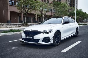 ลิ้นหน้า Carbon Fiber BMW 3 Series G20 ทรง Karbel ปี 2019-2022